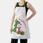 Holiday Baking Snowman und Weihnachtsbaum Schürze (InSitu)