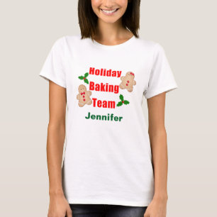 Holiday Baking Team Cookies Gingerbrot machen T-Shirt