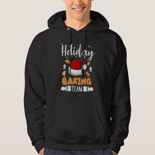 Holiday Baking Team Gingerbread Cookie Hoodie (Vorderseite)