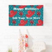 Holiday Banner Cowboy Hats und Candy Canes (Insitu)