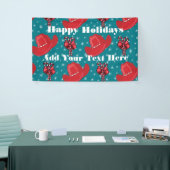 Holiday Banner Cowboy Hats und Candy Canes (Messeveranstaltung)