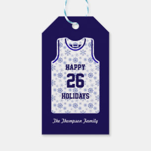 Holiday Basketball Snowflake Geschenkanhänger