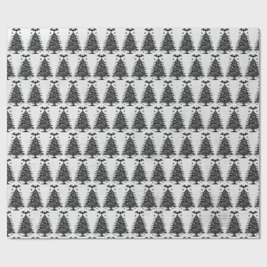 Holiday Bat Tree Geschenkpapier (Flach)