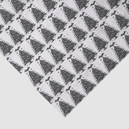 Holiday Bat Tree Seidenpapier (Ausschnitt)