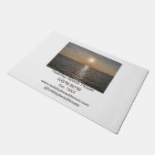 Holiday beach ocean house longitude latitude est.  fußmatte (Schrägansicht)