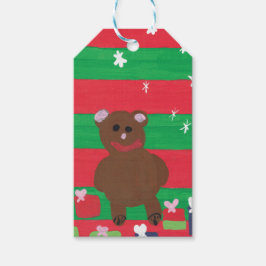 Holiday Bear - Kinder Kunst für das CHOC Geschenkanhänger