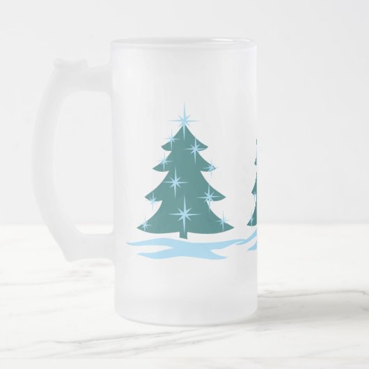 Holiday Beer Tasse Festival Weihnachten Baum Bierg (Links)