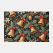 Holiday Bells, Decorative Christmas Pattern, Fußmatte (Vorderseite)