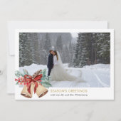 Holiday Bells Foto Holiday Card Feiertagskarte (Vorderseite)