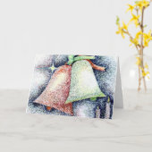 "Holiday Bells" Karte (Gelbe Blume)