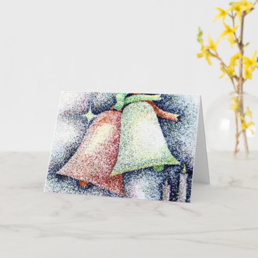 "Holiday Bells" Karte (Gelbe Blume)