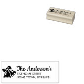 Holiday Bells Name Rücksendeadresse Gummistempel (Stempel)