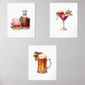 Holiday Beverages Trio Bilderwand Sets (Vorderseite)
