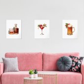 Holiday Beverages Trio Bilderwand Sets (Wohnzimmer)