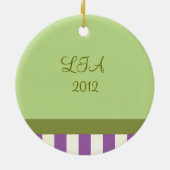 Holiday Bicycle Keramik Ornament (Hinten)