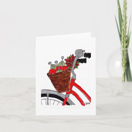 Holiday Bike Karte (Vorderseite)