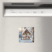 Holiday Birdhouse Magnet (In Situ (Geschirrspüler))