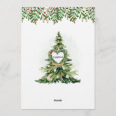 Holiday Birthday Celebration Doll Einladung (Rückseite)