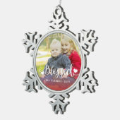 Holiday Blessings | Groupon Holiday Foto Ornament (Rechts)