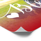 Holiday Blessings | Holiday Foto Poster (Ecke)