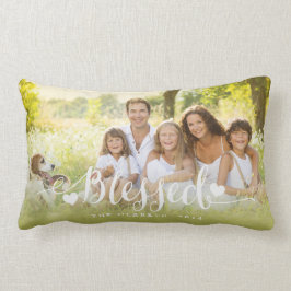 Holiday Blessings | Holiday Foto Throw Kissen