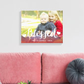 Holiday Blessings | Holiday Foto Wrapped Canvas Leinwanddruck (Insitu (Wohnzimmer))