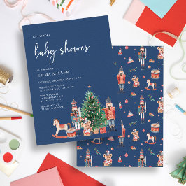 Holiday Blue Baby Dusche Einladung