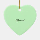 Holiday Blue Rose Keramikornament (Hinten)