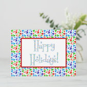 Holiday Boomerangs Einladung (Stehend Vorderseite)