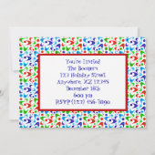 Holiday Boomerangs Einladung (Rückseite)