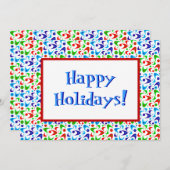 Holiday Boomerangs Einladung (Vorne/Hinten)