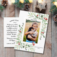 Holiday Botanicals Red Berries Family Foto Custom