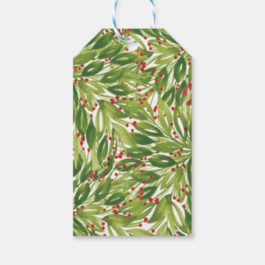 Holiday Bouquet Geschenkanhänger (Rückseite)