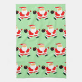 Holiday Bowl Bowling Geschenke Geschirrtuch (Vertikal)