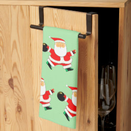 Holiday Bowl Bowling Geschenke Geschirrtuch