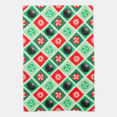 Holiday Bowl Bowling Geschenke Geschirrtuch (Vertikal)