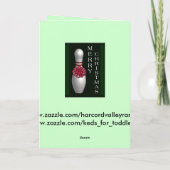 Holiday Bowling Karten (Rückseite)