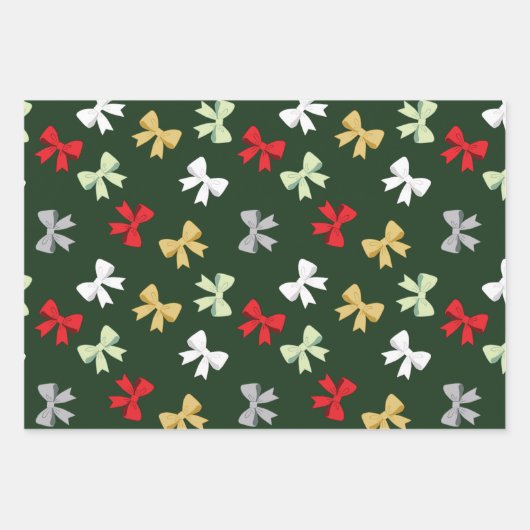 Holiday Bows Geschenkpapier Set (Vorderseite 2)