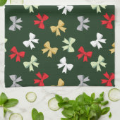 Holiday Bows Geschirrtuch (Gefaltet)