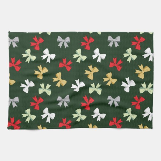 Holiday Bows Geschirrtuch (Horizontal)