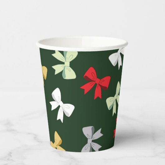 Holiday Bows Pappbecher (Links)