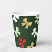Holiday Bows Pappbecher (Vorderseite)