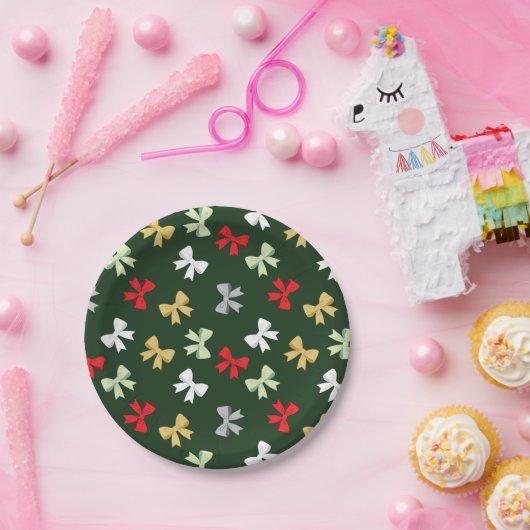 Holiday Bows Pappteller (Party)