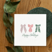 Holiday Bows Serviette