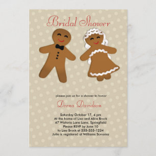 Holiday Bridal Dusche Einladung oder Save the Date