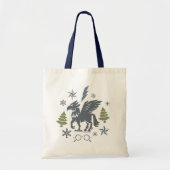 Holiday Buckbeak Winter Graphic Tragetasche (Vorne)