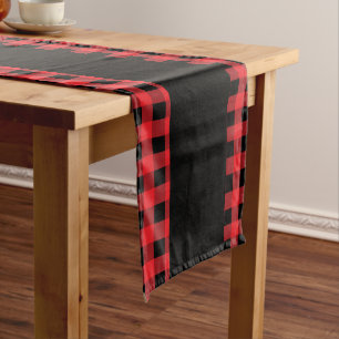 Holiday Buffalo Kariert Table Runner Kurzer Tischläufer