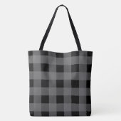 Holiday Buffalo Kariert Tote Bag Tasche (Rückseite)