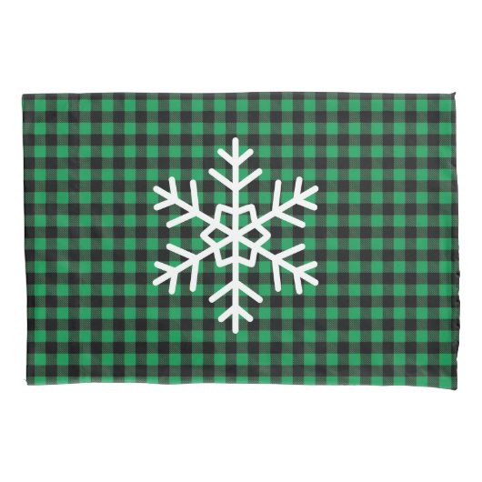 Holiday Buffalo Plaid Pillowcase Kissenbezug (Vorderseite)