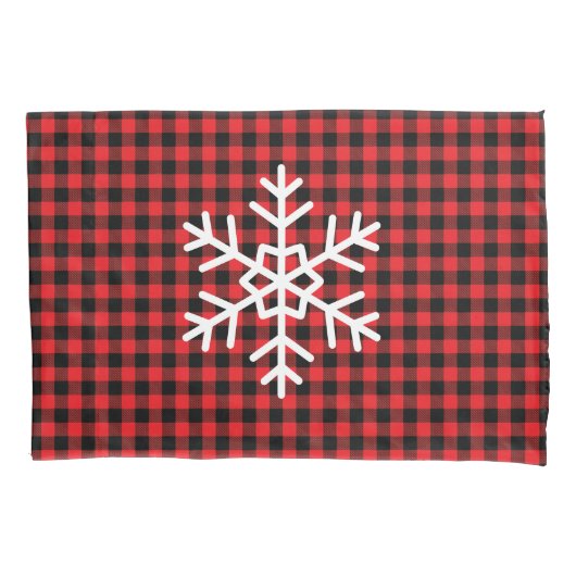 Holiday Buffalo Plaid Pillowcase Kissenbezug (Vorderseite)